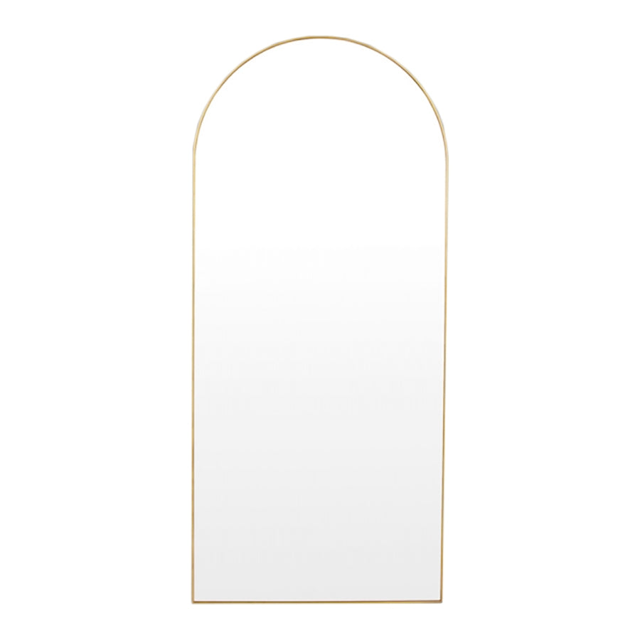Bjorn Arch Floor Mirror (Brass)