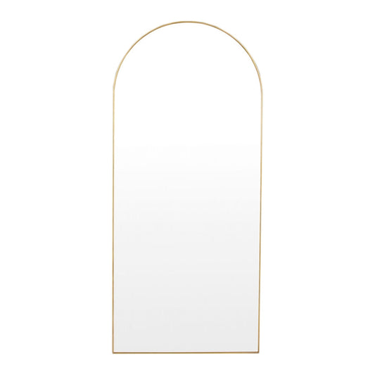 Bjorn Arch Floor Mirror (Brass)