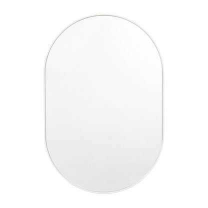 Bjorn Oval Mirror (Bright White)