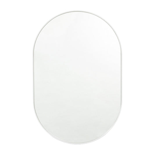 Bjorn Oval Mirror (Bright White)