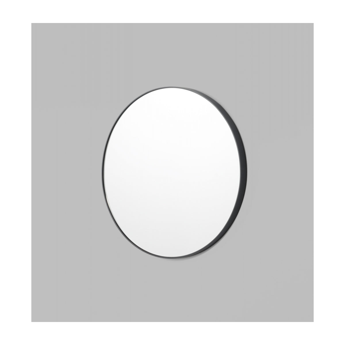 Bjorn Round Mirror (Black)