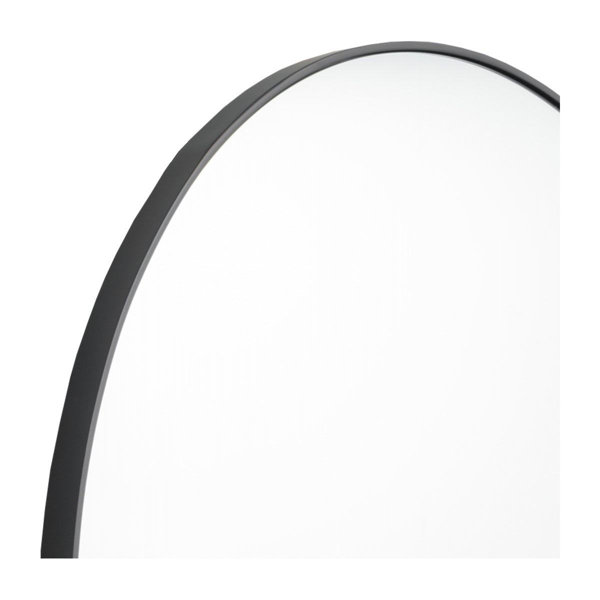 Bjorn Round Mirror (Black)