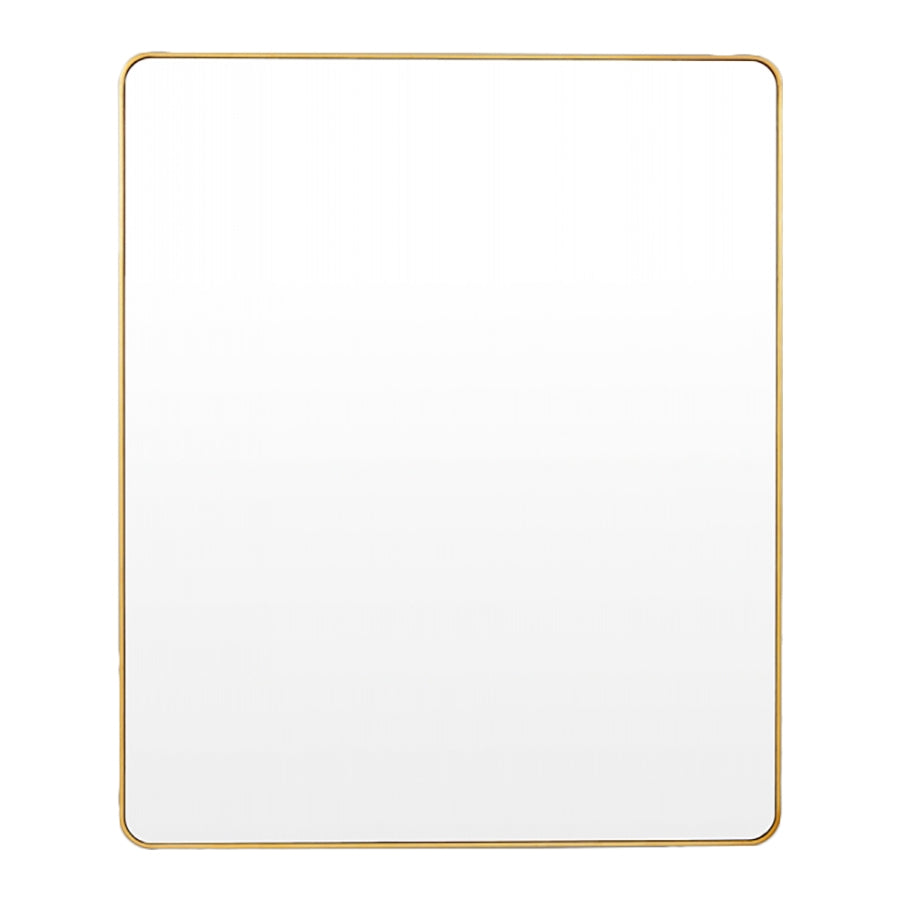 Flynn Curve Rectangle Mirror (Brass)