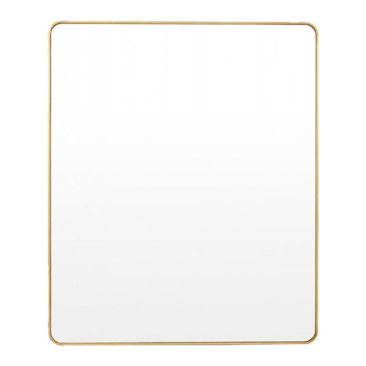 Flynn Curve Rectangle Mirror (Brass)