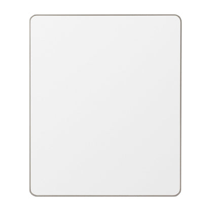 Flynn Curve Rectangle Mirror (Mid Grey)
