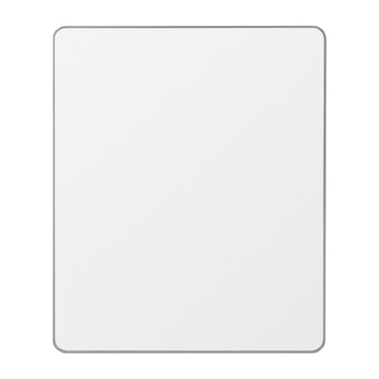 Flynn Curve Rectangle Mirror (Mid Grey)