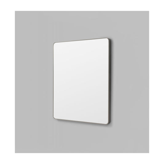 Flynn Curve Rectangle Mirror (Mid Grey)
