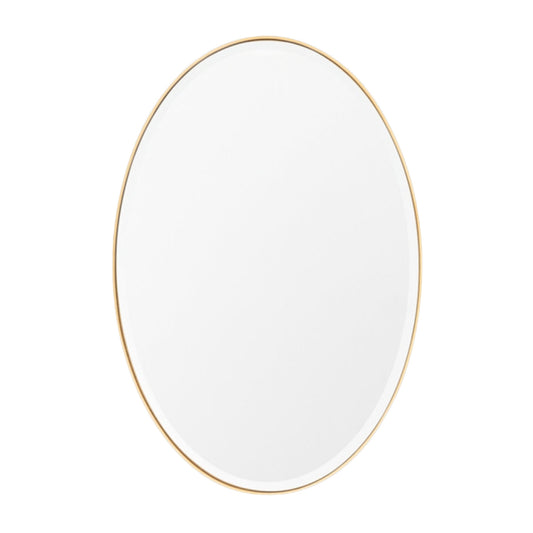 Lolita Oval Mirror (Brass)