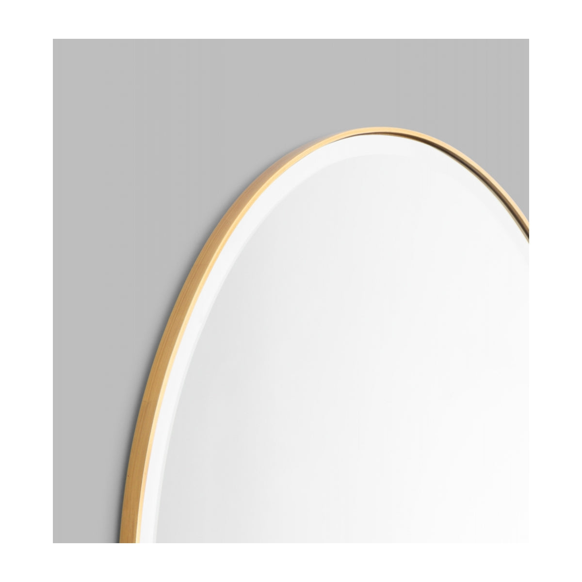 Lolita Oval Mirror (Brass)
