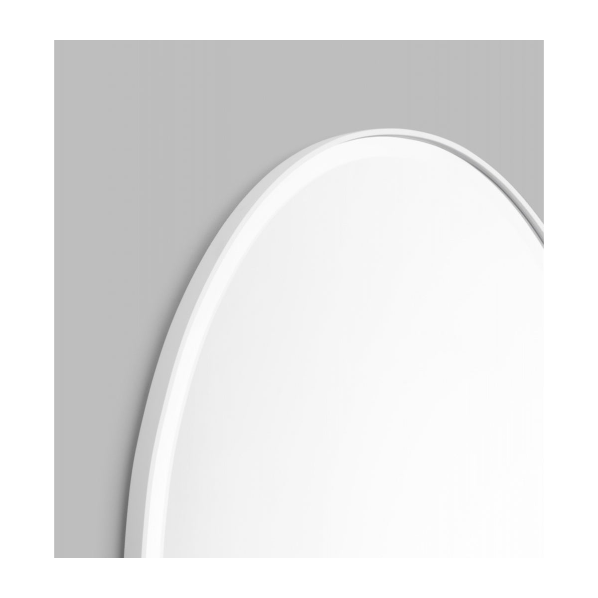 Lolita Oval Mirror (Bright White)