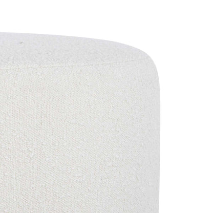 Memphis Boucle Round Ottoman