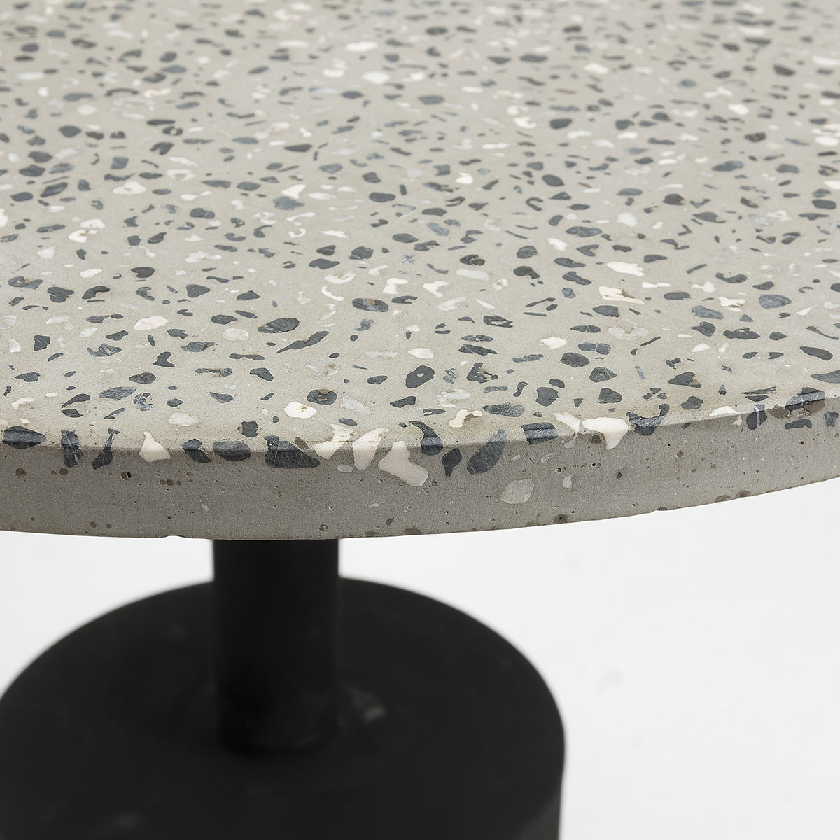 Delano (Black, Grey Terrazzo, 55cm Diameter)