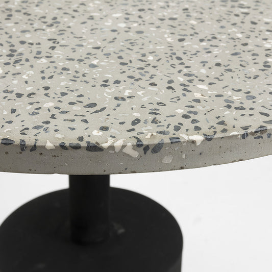 Delano (Black, Grey Terrazzo, 55cm Diameter)